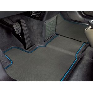 Rubberen Automat Bestuurderszijde voor BMW i3 (I01 & LCI) - 1-Delig - Slijtvast - Incl. Klittenbandpluggen - Linker Stuur - Zwart - Thermoplastische Elastomeren