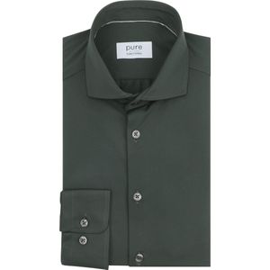 Pure - The Functional Shirt - Brique - Heren Overhemden - Slim-Fit