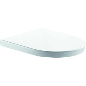 Saqu Closetzitting met deksel Rimless Wit
