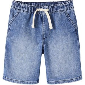 Denim jongensbermuda, gemakkelijk aan te trekken stone