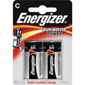 Energizer Alkaline Batterij C 1.5 V Power 2-Blister