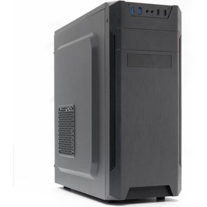 ATX Midi-Tower PC Behuizing - 2*USB2.0/ 2*USB3.0 - Zwart