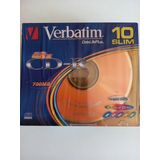 Verbatim CD-R AZO Colours 700MB - 10 Stuks Slimcase
