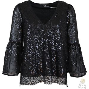 Princess goes Hollywood • zwarte tuniek pailletten • maat 36