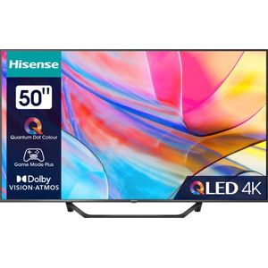 Hisense 50A79KQ, 127 cm (50""), 3840 x 2160 Pixels, QLED, Smart TV, Wifi, Zwart