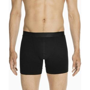 HOM HO1 long boxer briefs (1-pack) - heren boxer lang met horizontale gulp - zwart - Maat: XXL