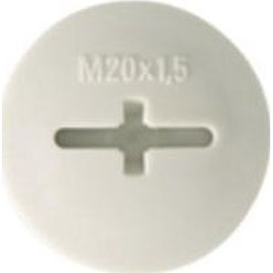 blindstop kabeldoos M20 5 stuks in zak BLINDSTOP M20 KABELDOOS
