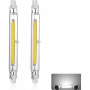 Mmgoqqt - R7S LED Lamp - 118mm 40W - Koud Wit Licht 6000K - 2000LM - Dimmerbaar - 360掳 Lineaire Verlichting - Voor Wandlampen/Vloerlampen