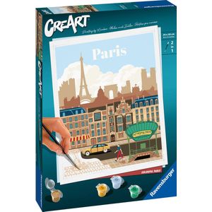 Ravensburger CreArt Colorful Paris - Schilderen op nummer voor volwassenen