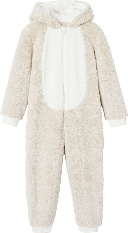 Kerstpyjamapak - Gemêleerd Beige - Uil - Meisjes