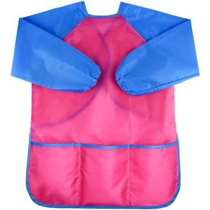 Waterdichte kinder kunstjas en schorten - schilderaccessoires (kleuren en penselen niet inbegrepen) Eén Maat, Meerkleurig.