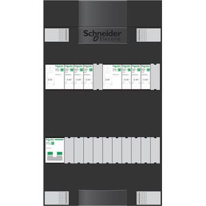 Groepenkast - 1-fase - 6 Groepen (3+3) - 2 Aardlek (ALS) - Advanced/Resi9 - Schneider Electric - ADV1B206A