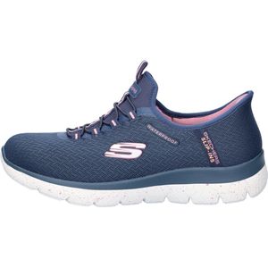 Skechers - Hands Free Slip-Ins Summits - Instapschoen - Blauw Wit