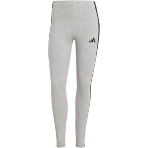 adidas - ESSENTIALS 3-STRIPES - Leggings - Medium Grey Heather/Black - Katoen