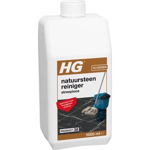 HG natuursteen reiniger glansvloeren Voor streeploos schoonmaken - 2 Stuks !