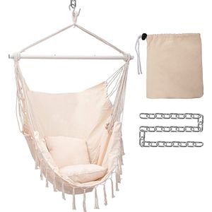 Hangstoel – hammock stoel – binnen en buiten – hangnestje – luxe hangstoel