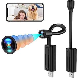 Spy Camera Wifi - App - Mini Camera - Draadloos - 23.4x7.4x2cm