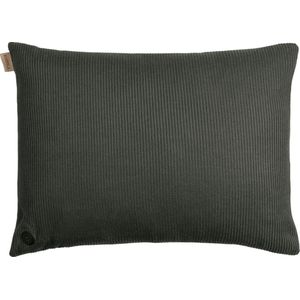 Kuddle Warmtekussen Oplaadbaar - Draadloos & Elektrisch - 45x60cm - Knitted 'Olive Green' - Inclusief Powerbank