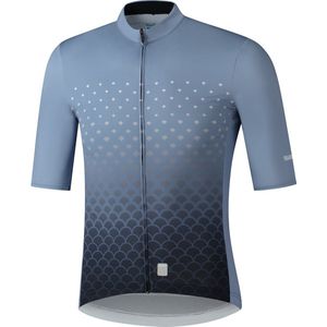 Shimano Fietsshirt Korte Mouwen Breakaway Heren Aqua Blauw-M