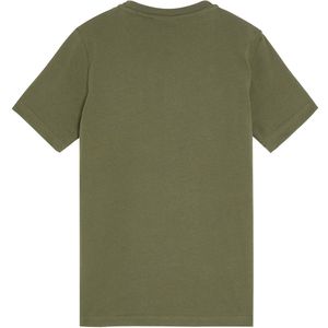 Lyle & Scott - Jongens t-shirt - Maat 7/8 - Jongens - Khaki -