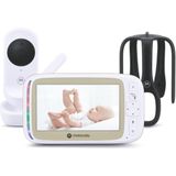 Motorola VM45 CONNECT – Babyfoon met wifi-camera en 5-inch monitor | HD-beeld met 720p, tweewegcommunicatie, temperatuurregeling, Stargrip voor bevestiging aan wieg, Motorola Nursery-app, bereik tot 300 m