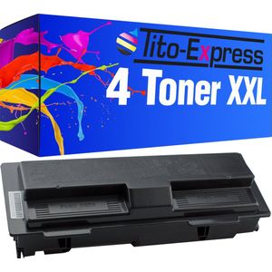 Tito-Express Kyocera Mita TK-110 4 toner alternatief voor Kyocera Mita TK110 XXL black FS1016MFP FS1116MFP FS720 FS820 FS820N FS920N