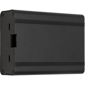 Aluminum Case/Passive Cooling Shell Metal Housing Heat Dissipation, Protective Cover for 3 3B+ 2B B+(Black)