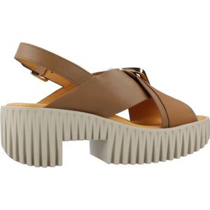 4CCCCEES dames sandaal Plia Juno naturel leder