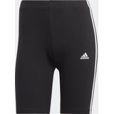 adidas Sportswear Essentials 3-Stripes Fietsshort - Dames - Zwart- XL