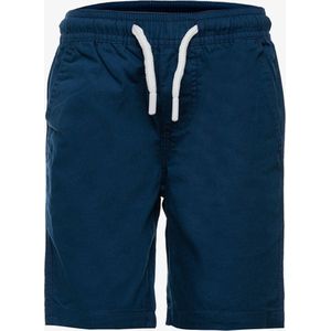 Unsigned katoenen jongens short donkerblauw - Maat 92