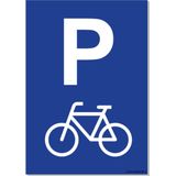 CombiCraft bord Parkeerplaats Fiets - 21x30cm