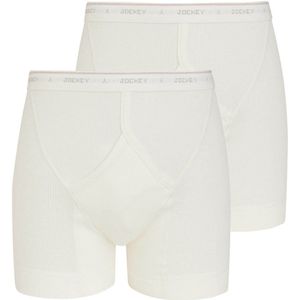 Jockey Boxershorts Classic Cotton Rib Y-Front Midway Brief 2P Set van 2