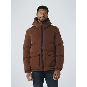 No Excess Mannen Jas Met Capuchon Camel XXL