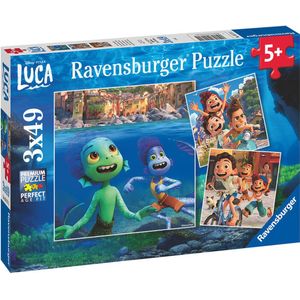 Ravensburger Puzzel Disney Pixar Luca's Avonturen - Legpuzzel - 3x49 Stukjes