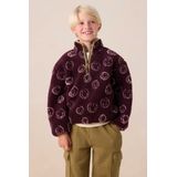 Sissy-Boy - Teddy Sweater - Donkerrood - Met Smiley Patroon