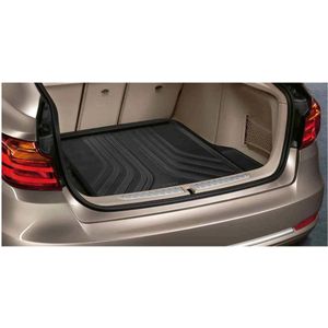 Rubberen Kofferruimtemat voor BMW 3 Serie Gran Turismo (F34 & LCI) - Voorgevormd - Slijtvast - Precieze Pasvorm - Zwart - Thermoplastische Elastomeren