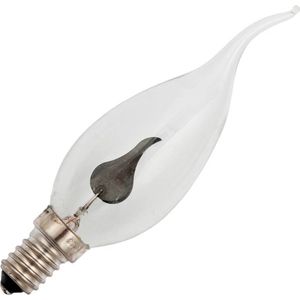 Schiefer - E14 Flicker Flame Gloeilamp - Helder - 3W - Dimbaar
