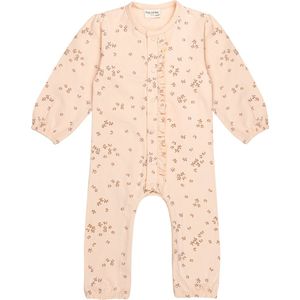 Frogs and Dogs - Onesie Flower Hearts | Pale Dogwood - Katoen - Maat 50/56