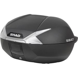 SHAD - SH47 - Topbox - Zwart - Kunststof - Inhoud 48 Liter