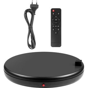 PULUZ 45cm draaitafelstandaard met afstandsbediening, snelheidsregeling en stopcontact, zwart, draagvermogen 100 kg