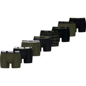 Puma Boxershorts - 8 pack Donkergroene heren boxers - Forest Night - Heren Ondergoed - Maat XL