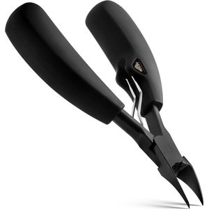 Nagelknipper Set - 2 Stuks - Afgeschuinde Rand en Gebogen Nageltang - Voor Dikke en Broze Nagels