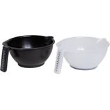 Framar - Color Bowl Set - Kleurkommen - Zwart en Transparant
