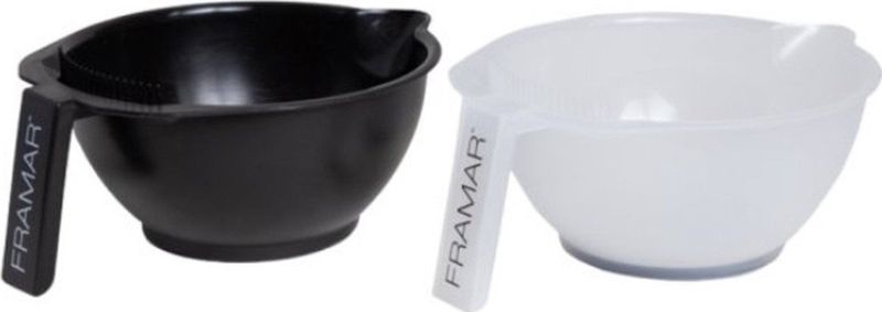 Framar - Color Bowl Set - Kleurkommen - Zwart en Transparant