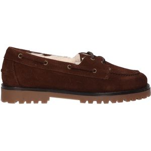 La Strada Mocassin suede bruin met fur dames - maat 37