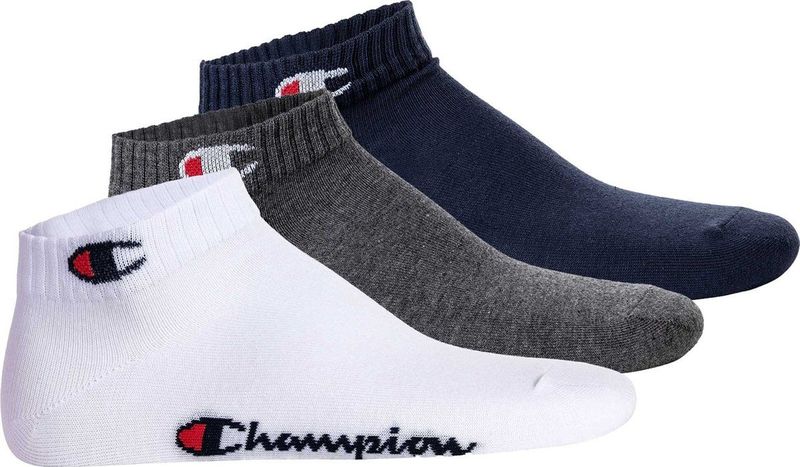 Champion - Quarter Sokken - Unisex - Set van 3 - Korte Sokken