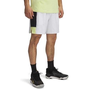 Under Armour Zone 7 Inch Woven Korte Broek Wit L Man