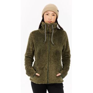 Protest - Riri - Fleece Vest - Thyme - High-pile fleece - Ritssluiting