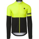 AGU Duo Fietsshirt Lange Mouwen Essential Heren - Black/Yellow - Maat M