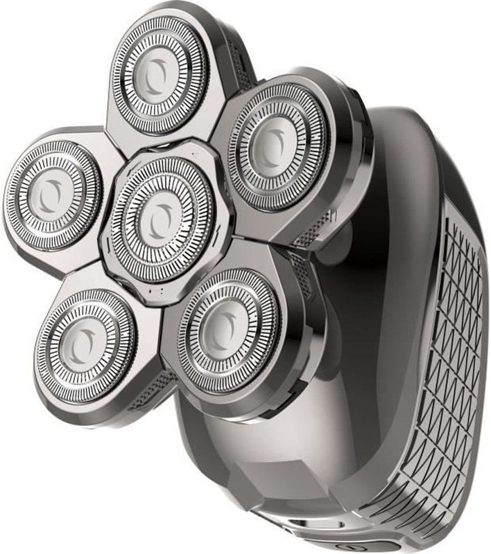 Jean Louis David - 20209 - Tondeuse - Gris - 6 Rotating Heads - 360°